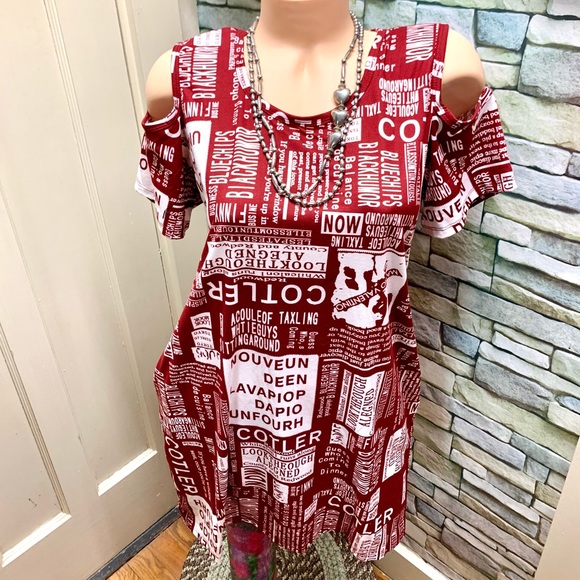 Mini In Cold Shoulder Dress - Picture 2 of 5